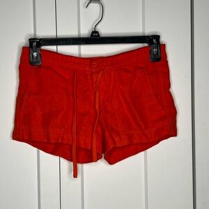 ⚡️LAST CHANCE⚡️ Vince Orange-ish 100% Linen Shorts Women’s Size XS